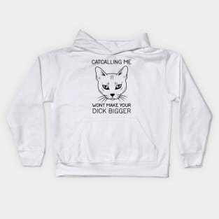 Cats Against Catcalls Kids Hoodie